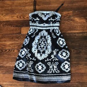 White House black market silk dress size 0